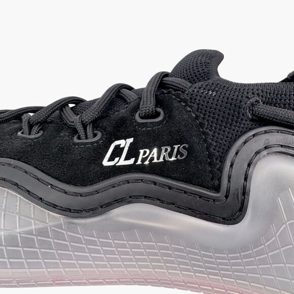 Christian Louboutin Arpoador Black Suede Sock Sneakers Size 39.5 US 9.5 Women's - Picture 9 of 15